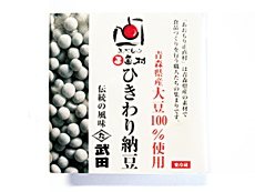 ひきわり納豆（小） 74円（税別）